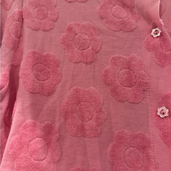 Cheri Floral Terry Cardigan Sweater - Picture 5 of 9